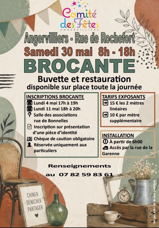 BROCANTE Angervilliers